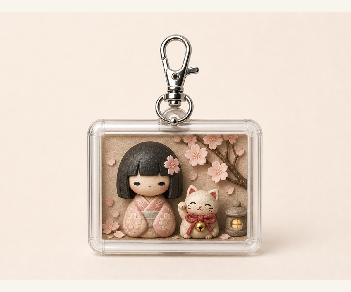Kokeshi Sakura Charm